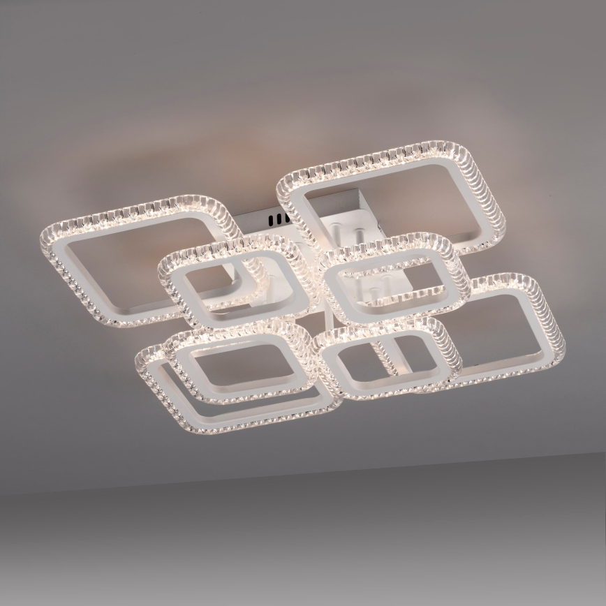 JUST LIGHT. 15269-16 - LED Stropní svítidlo CRYSTALLO LED/43,5W/230V 49x49 cm bílá