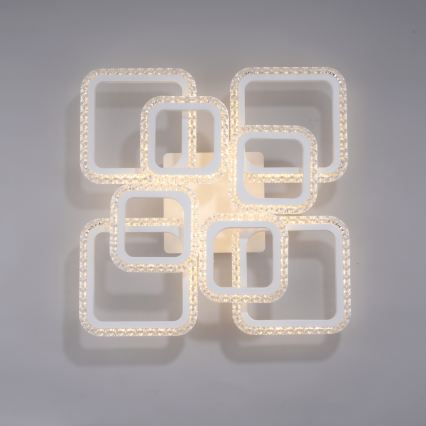 JUST LIGHT. 15269-16 - LED Stropní svítidlo CRYSTALLO LED/43,5W/230V 49x49 cm bílá