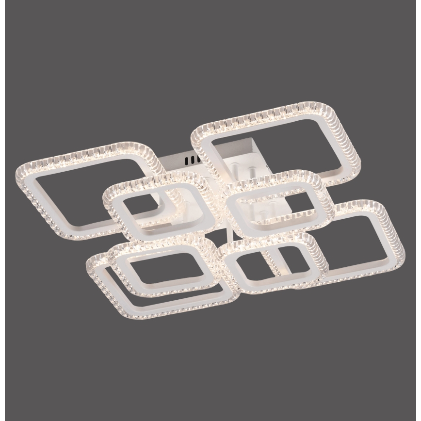 JUST LIGHT. 15269-16 - LED Stropní svítidlo CRYSTALLO LED/43,5W/230V 49x49 cm bílá