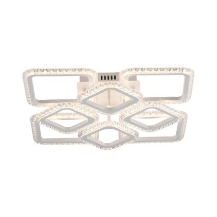JUST LIGHT. 15269-16 - LED Stropní svítidlo CRYSTALLO LED/43,5W/230V 49x49 cm bílá