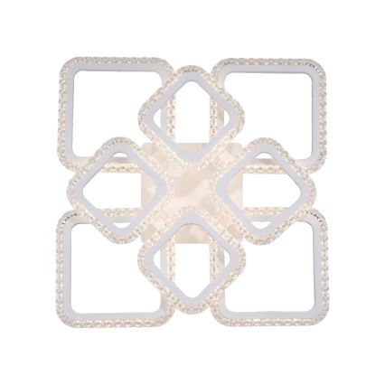 JUST LIGHT. 15269-16 - LED Stropní svítidlo CRYSTALLO LED/43,5W/230V 49x49 cm bílá