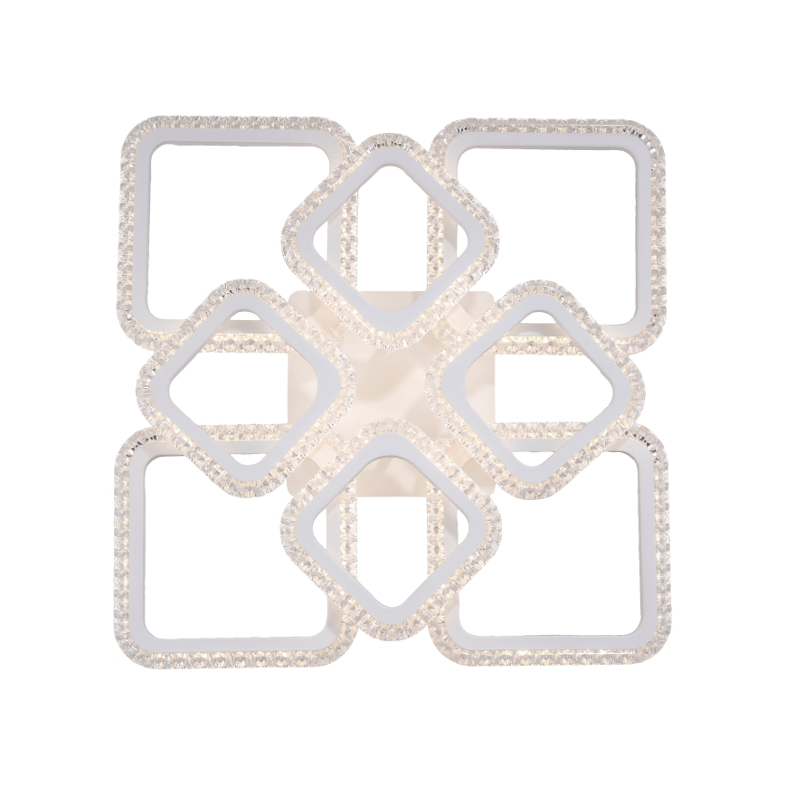JUST LIGHT. 15269-16 - LED Stropní svítidlo CRYSTALLO LED/43,5W/230V 49x49 cm bílá