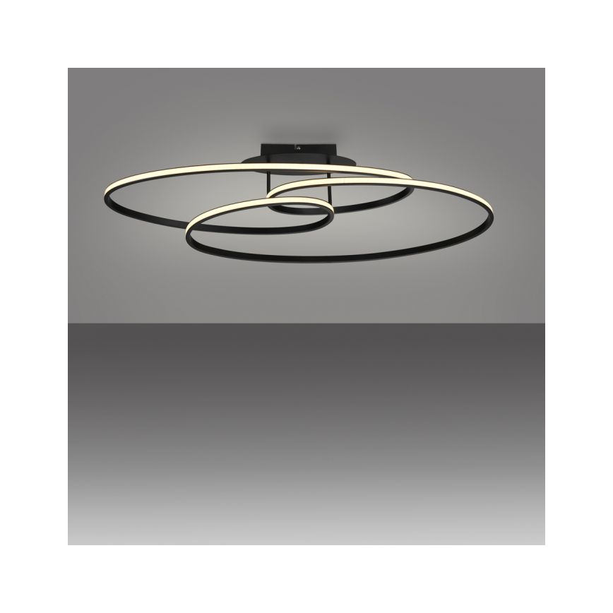 JUST LIGHT. 15321-18 - LED Stropní svítidlo LUMACA LED/33W/230V černá