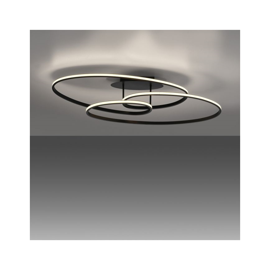 JUST LIGHT. 15321-18 - LED Stropní svítidlo LUMACA LED/33W/230V černá