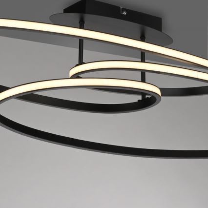 JUST LIGHT. 15321-18 - LED Stropní svítidlo LUMACA LED/33W/230V černá