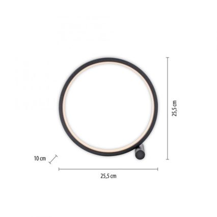 JUST LIGHT. 15395-18 - LED Stolní lampa MINI RITUS LED/10,5W/230V černá