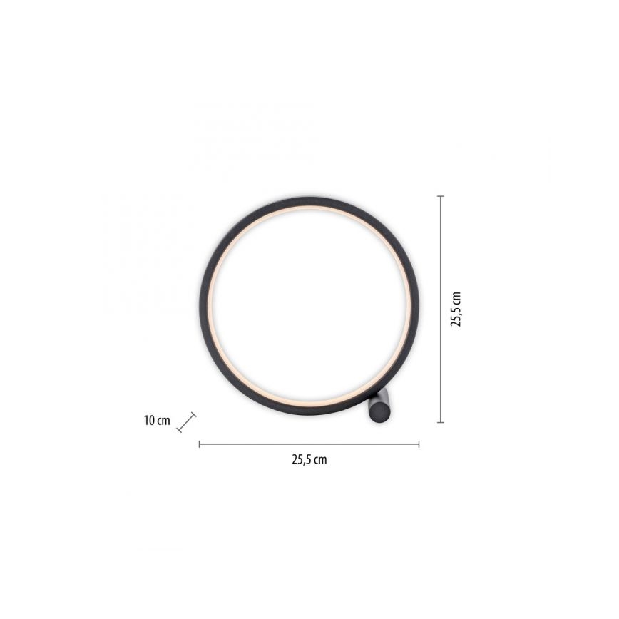 JUST LIGHT. 15395-18 - LED Stolní lampa MINI RITUS LED/10,5W/230V černá
