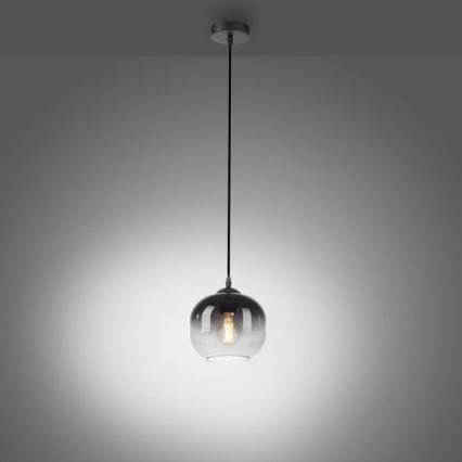 JUST LIGHT. 15420-18 - Lustr na lanku ZEA 1xE27/25W/230V černá