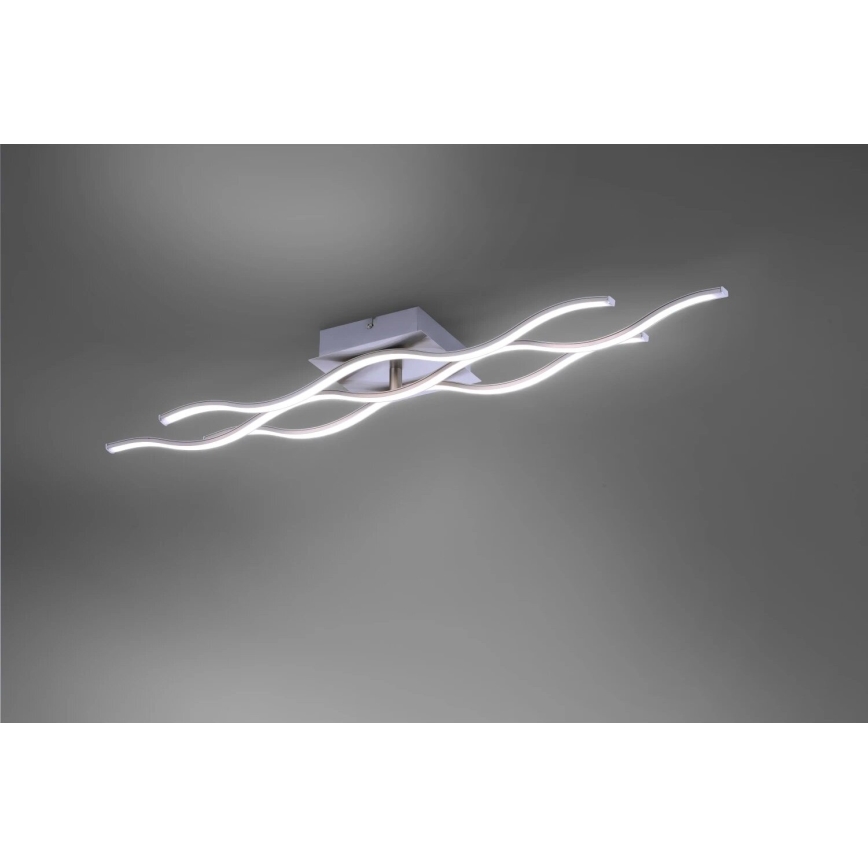 JUST LIGHT. 16266-55 - LED RGB Stmívatelné stropní svítidlo LOLA WAVE LED/30W/230V 2700-5000K + dálkové ovládání
