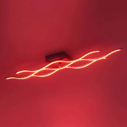 JUST LIGHT. 16266-55 - LED RGB Stmívatelné stropní svítidlo LOLA WAVE LED/30W/230V 2700-5000K + dálkové ovládání