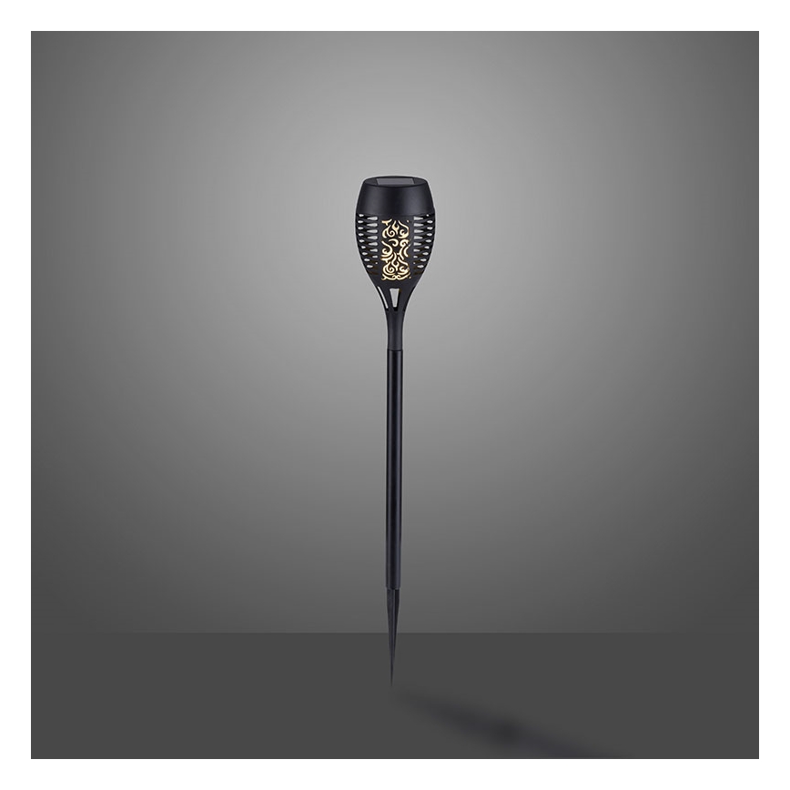 JUST LIGHT. 19106-18-3 - SADA 3x LED Solární svítidlo FACKEL LED/0,24W/1,2V 200 mAh IP44 černá