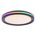 JUST LIGHT. 7509018 - LED RGBW Stmívatelné stropní svítidlo GANGES LED/24W/230V 2700-5000K + dálkové ovládání