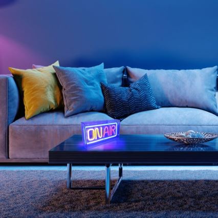 JUST LIGHT. 85013-70 - LED Neonová stolní dekorace NEON LED/4W/5V On Air
