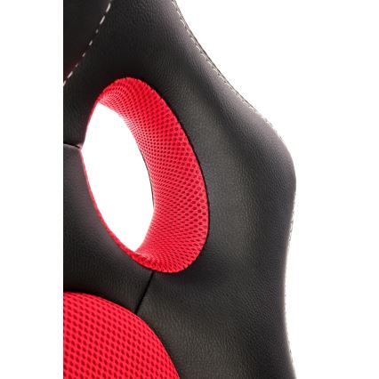 Kancelářská židle KENU černá/červená