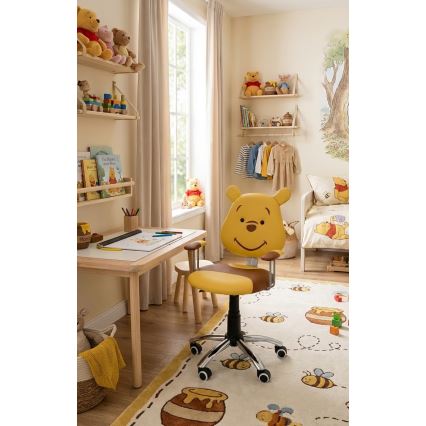 Kancelářská židle TEDDY hnědá/žlutá