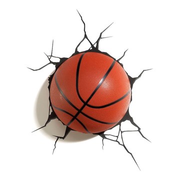 Kanlux 15171 - Dětské nástěnné 3D svítidlo BASKETBALL LED/3xAA Kanlux 15171 - Dětské nástěnné 3D svítidlo BASKETBALL LED/3xAA