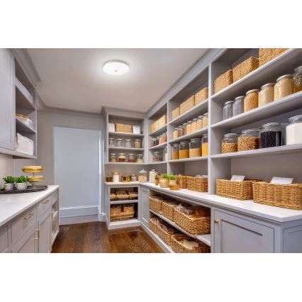 LED Stropní svítidlo se senzorem pohybu a soumraku FOGLER LED/12W/230V pr. 28 cm