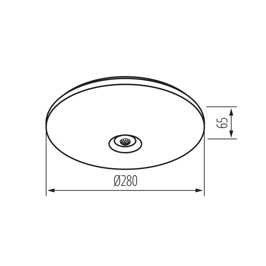 LED Stropní svítidlo se senzorem pohybu a soumraku FOGLER LED/12W/230V pr. 28 cm