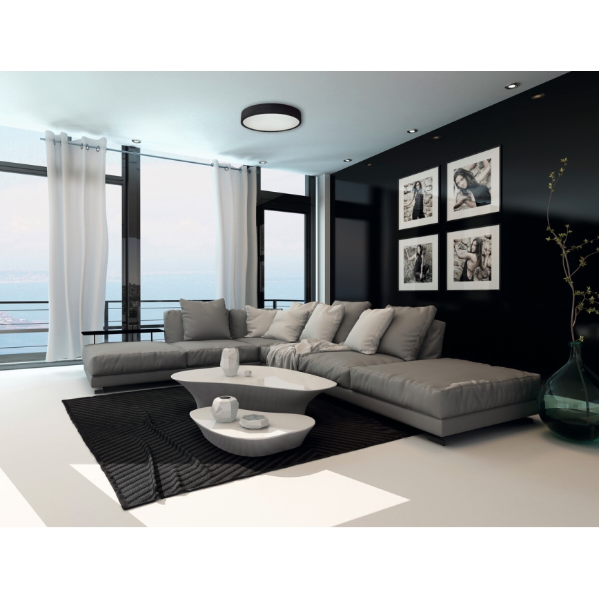 Stropní svítidlo JASMIN 1xE27/20W/230V borovice pr. 27,5 cm wenge