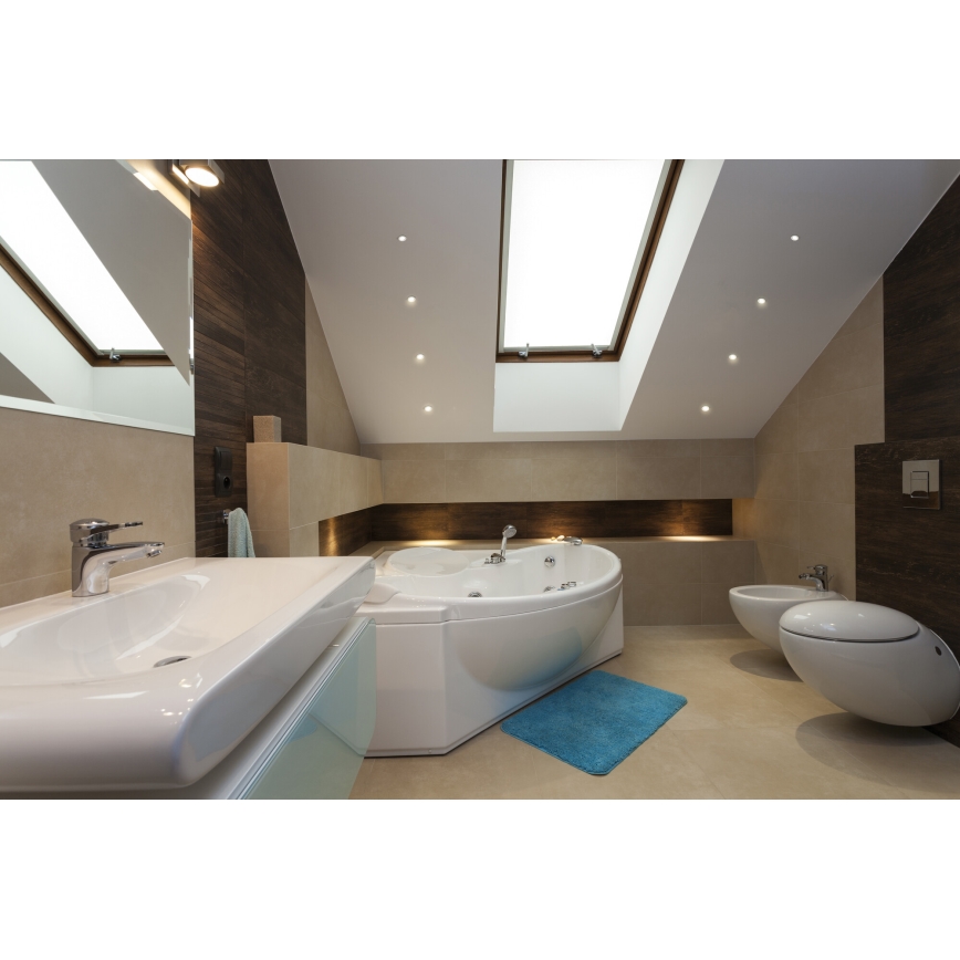 LED Venkovní podhledové svítidlo IMBER LED/1W/12V 6500K pr. 3 cm 30 lm IP65 černá