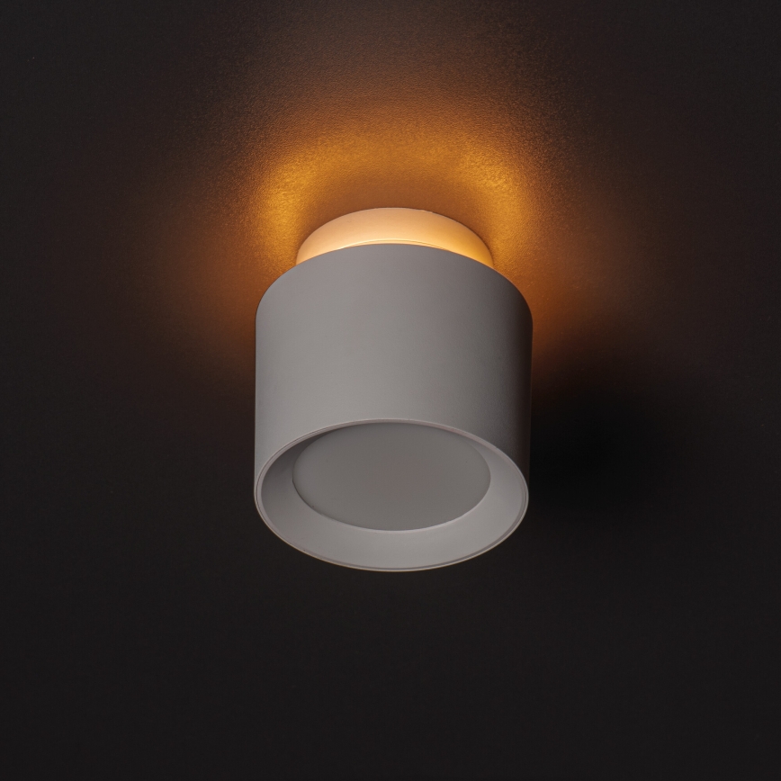 LED Bodové svítidlo SONOR LED/6W/230V 3000/4000/5700K + LED/1,5W 2200K pr. 9 cm bílá