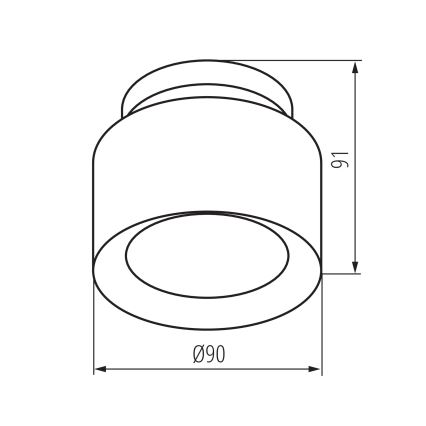 LED Bodové svítidlo SONOR LED/6W/230V 3000/4000/5700K + LED/1,5W 2200K pr. 9 cm bílá
