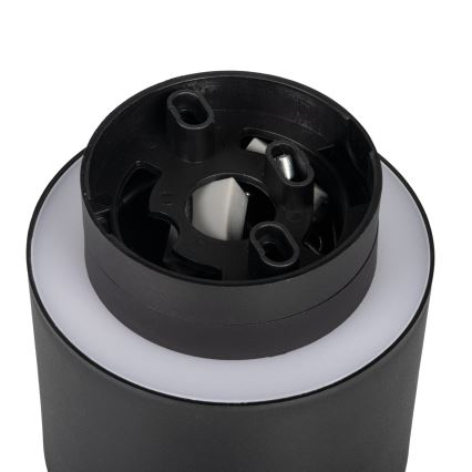LED Bodové svítidlo SONOR LED/6W/230V 3000/4000/5700K + LED/1,5W 2200K pr. 9 cm černá