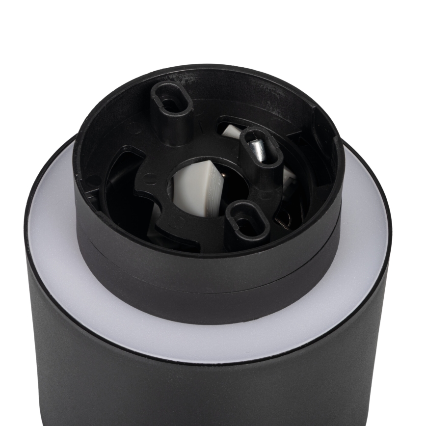 LED Bodové svítidlo SONOR LED/6W/230V 3000/4000/5700K + LED/1,5W 2200K pr. 9 cm černá