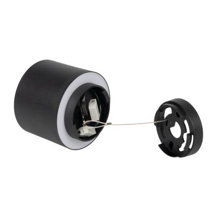 LED Bodové svítidlo SONOR LED/6W/230V 3000/4000/5700K + LED/1,5W 2200K pr. 9 cm černá