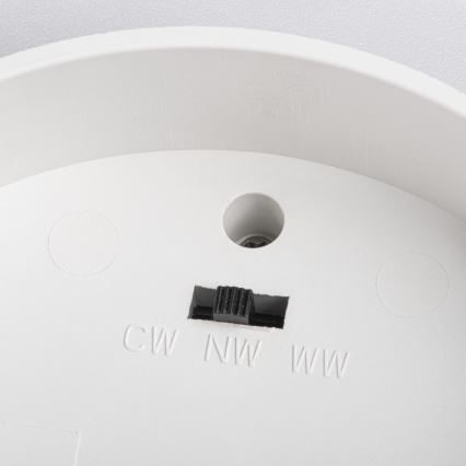 LED Bodové svítidlo SONOR LED/12W/230V 3000/4000/5700K + LED/1,5W 2200K pr. 14 cm bílá