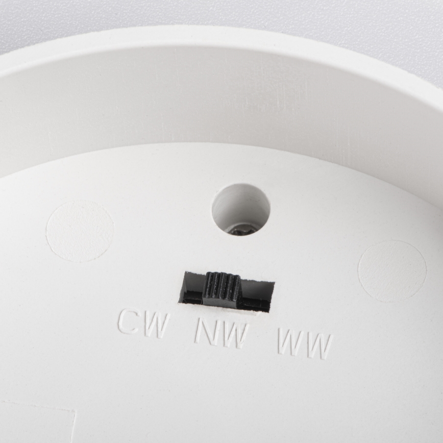 LED Bodové svítidlo SONOR LED/12W/230V 3000/4000/5700K + LED/1,5W 2200K pr. 14 cm bílá