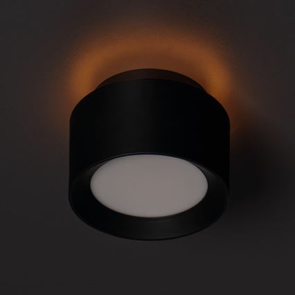LED Bodové svítidlo SONOR LED/12W/230V 3000/4000/5700K + LED/1,5W 2200K pr. 14 cm černá