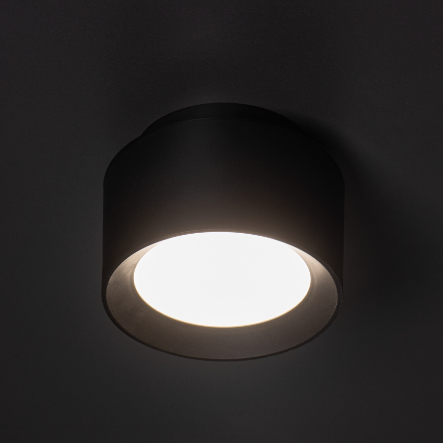 LED Bodové svítidlo SONOR LED/12W/230V 3000/4000/5700K + LED/1,5W 2200K pr. 14 cm černá