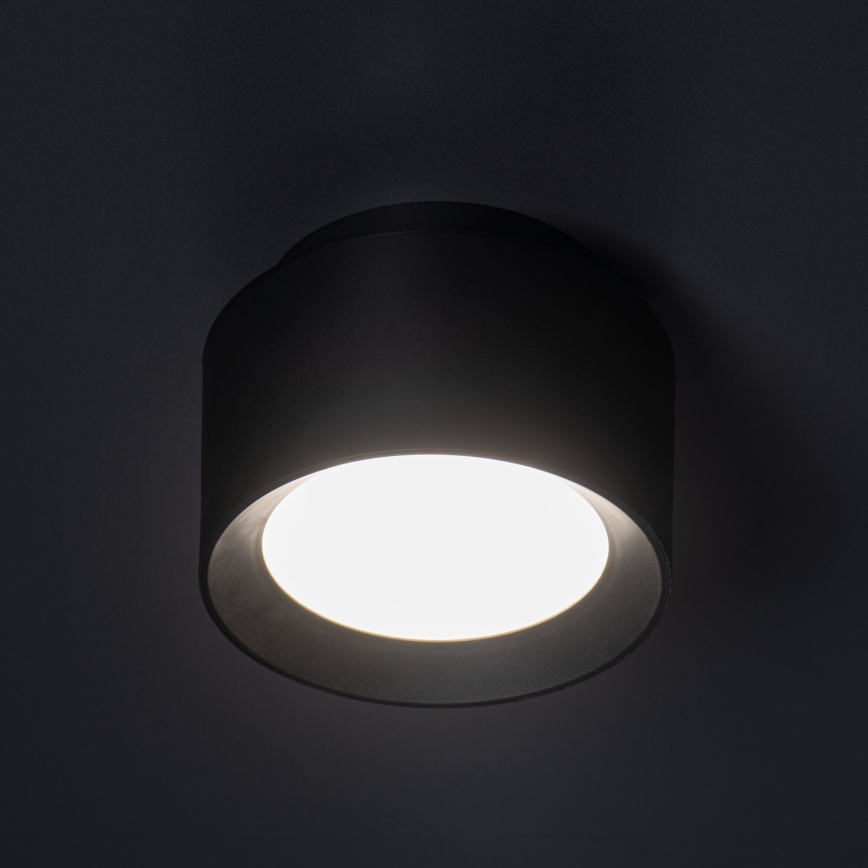 LED Bodové svítidlo SONOR LED/12W/230V 3000/4000/5700K + LED/1,5W 2200K pr. 14 cm černá