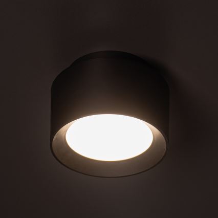 LED Bodové svítidlo SONOR LED/12W/230V 3000/4000/5700K + LED/1,5W 2200K pr. 14 cm černá
