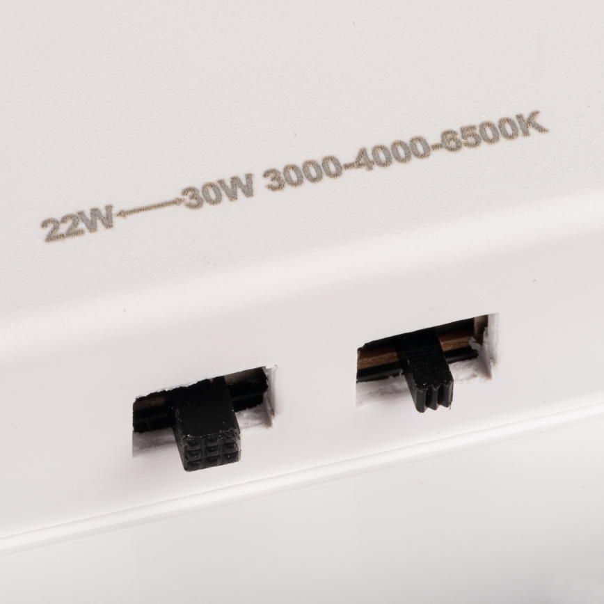 LED Stropní svítidlo se senzorem pohybu a soumraku VARSO LED/22/30W/230V 3000/4000/6500K pr. 33 cm IP54