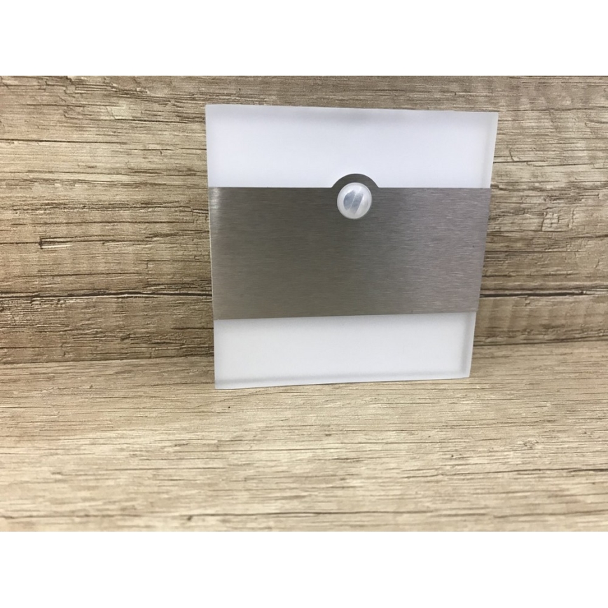 LED Schodišťové svítidlo TERRA se senzorem LED/0,8W/12V 3000K