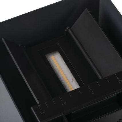 LED Solární nástěnné svítidlo se senzorem REKA LED/3W/3,7V 1800 mAh 3000/4000/6500K IP65 antracit