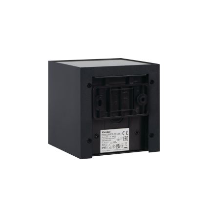 LED Solární nástěnné svítidlo se senzorem REKA LED/3W/3,7V 1800 mAh 3000/4000/6500K IP65 antracit