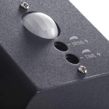 Kanlux 29011 - Venkovní nástěnné svítidlo se senzorem VADRA 1xE27/11W/230V IP44