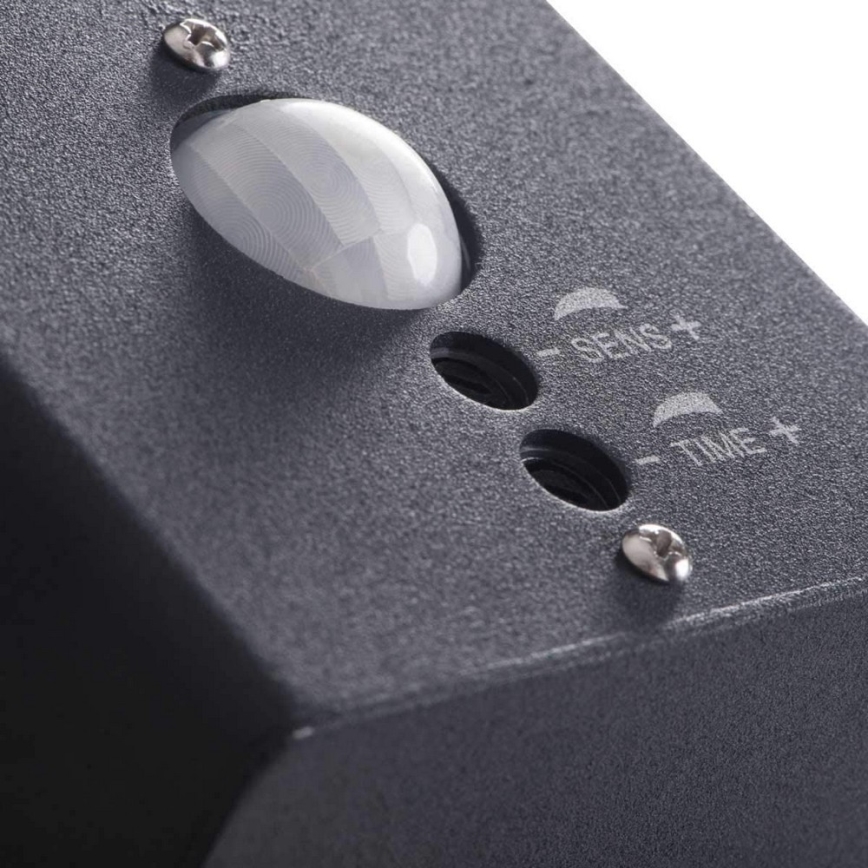 Kanlux 29011 - Venkovní nástěnné svítidlo se senzorem VADRA 1xE27/11W/230V IP44
