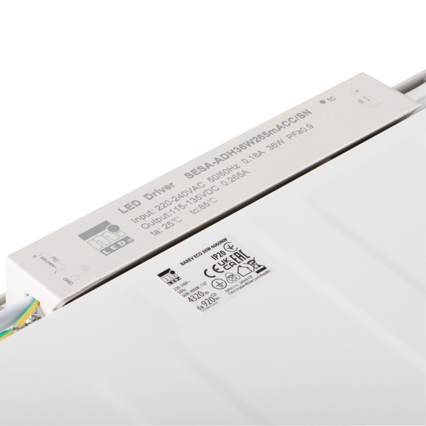 LED Podhledový panel BAREV ECO LED/36W/230V 4000K 60x60 cm
