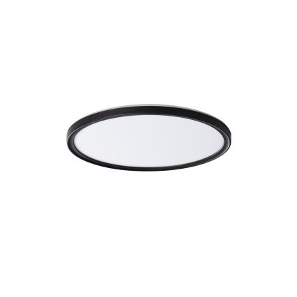 LED Stropní svítidlo AZPO LED/11,8W/230V 3000/4000/6000K pr. 22,5 cm IP54 černá