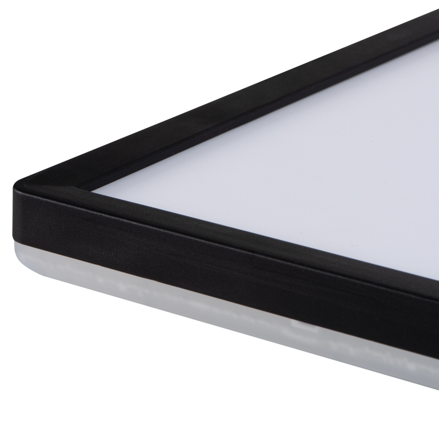 LED Stropní svítidlo AZPO LED/17,5W/230V 3000/4000/6000K 30x30 cm IP54 černá