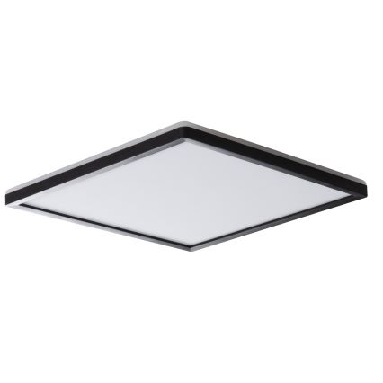 LED Stropní svítidlo AZPO LED/22W/230V 3000/4000/6000K 42x42 cm IP54 černá