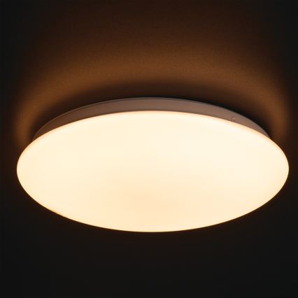 LED Koupelnové stropní svítidlo se senzorem pohybu a soumraku CORSO LED/18W/230V 3000/4000/6500K pr. 33 cm IP44