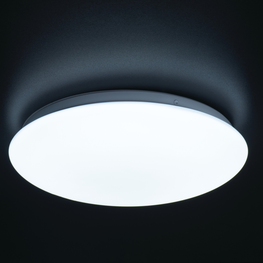 LED Koupelnové stropní svítidlo se senzorem pohybu a soumraku CORSO LED/18W/230V 3000/4000/6500K pr. 33 cm IP44
