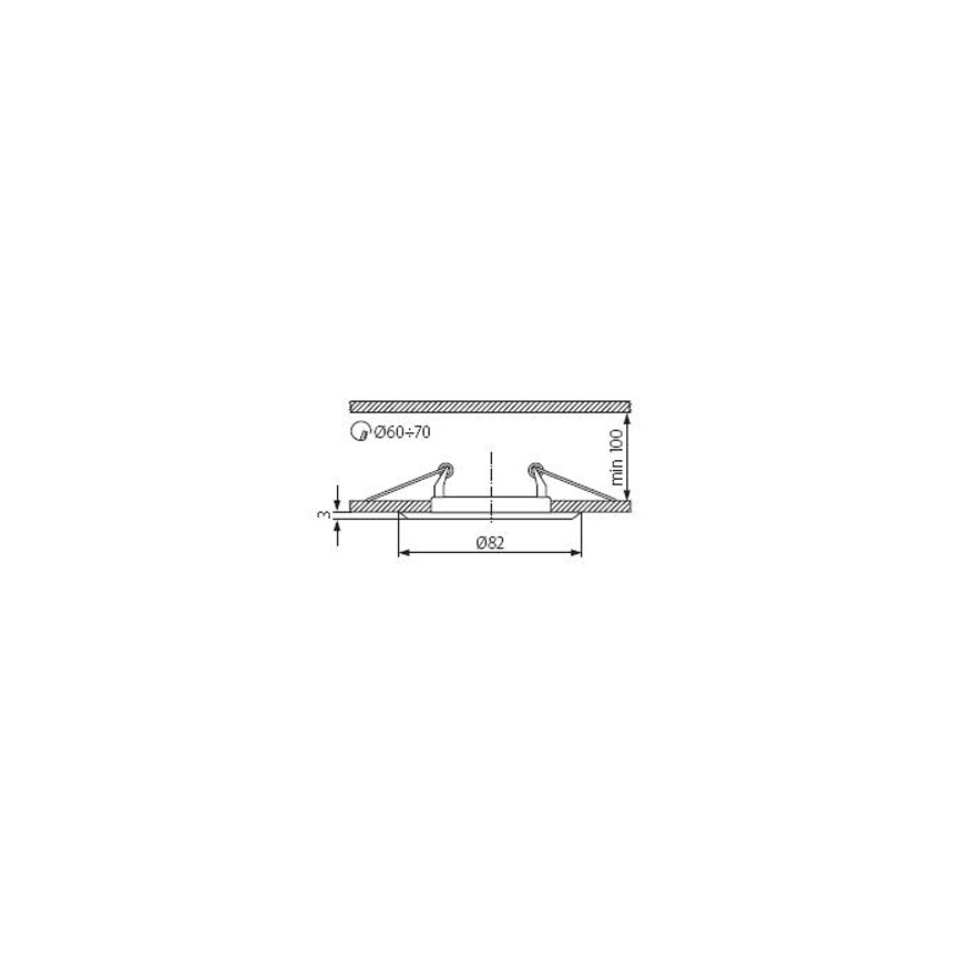 Kanlux 324 - Podhledové svítidlo ARGUS 1xGX5,3/50W/12V