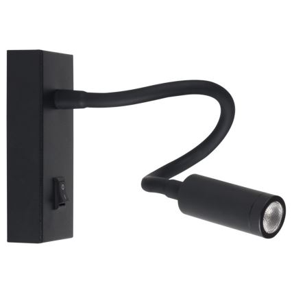 LED Flexibilní lampička TONIL LED/2,7W/230V černá