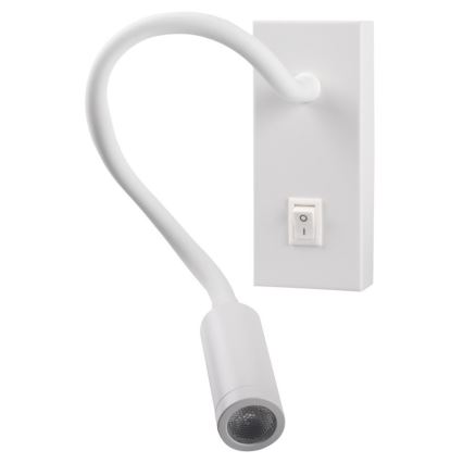 LED Flexibilní lampička TONIL LED/2,7W/230V bílá